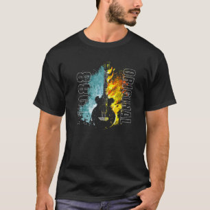 1988 Original Fun Colourful Retro Flames Classic C T-Shirt