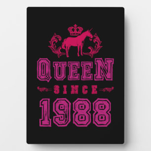 1988 Queen Unicorn Plaque