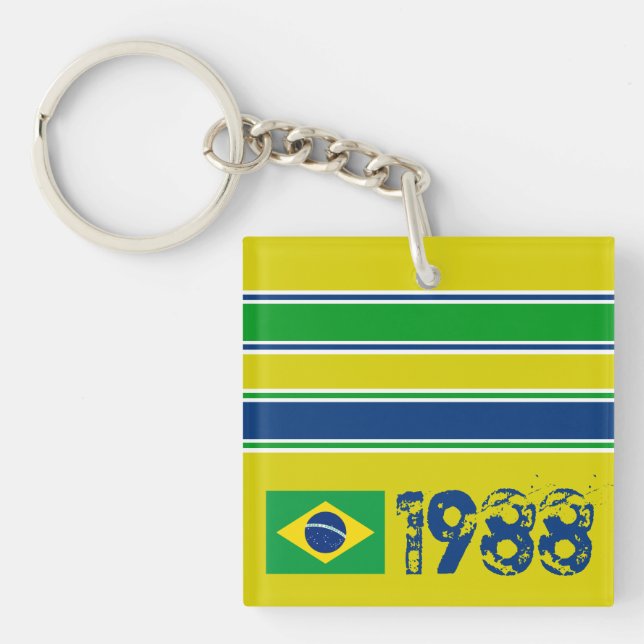 1988 RACING RAIN KEY RING (Front)