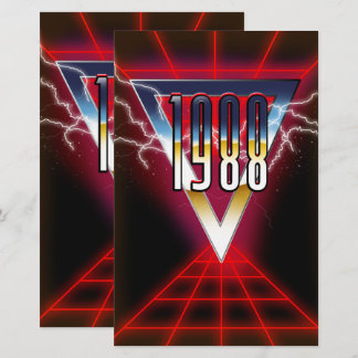 1988 Tech noir graphic Stationery