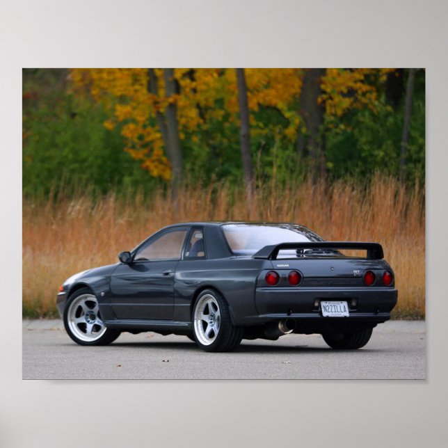 1989 NISSAN SKYLINE R32 GT-R Poster (Front)