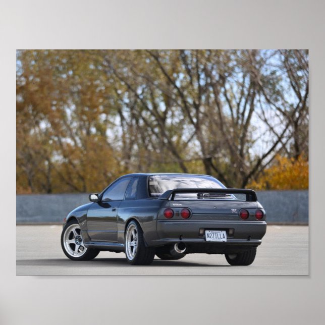1989 NISSAN SKYLINE R32 GT-R Poster (Front)