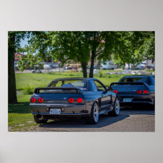1989 Nissan Skyline R32 GT-R Poster