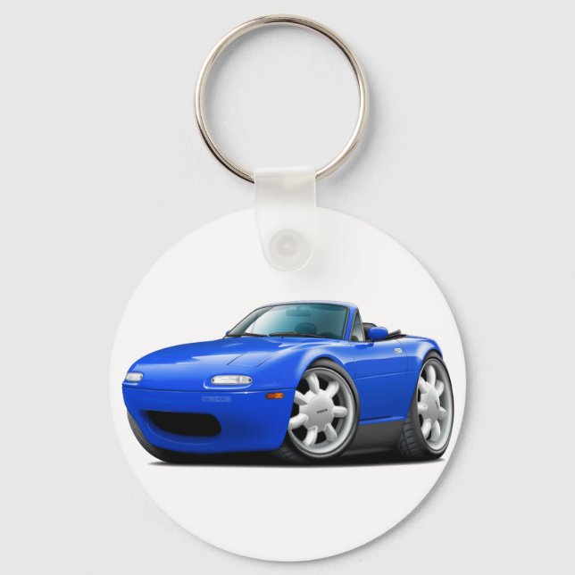1990-98 Miata Blue Car Key Ring (Front)