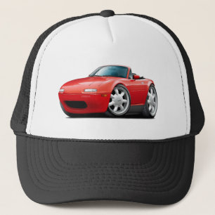 1990-98 Miata Red Car Trucker Hat