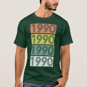 1990 Birthday Vintage T-Shirt