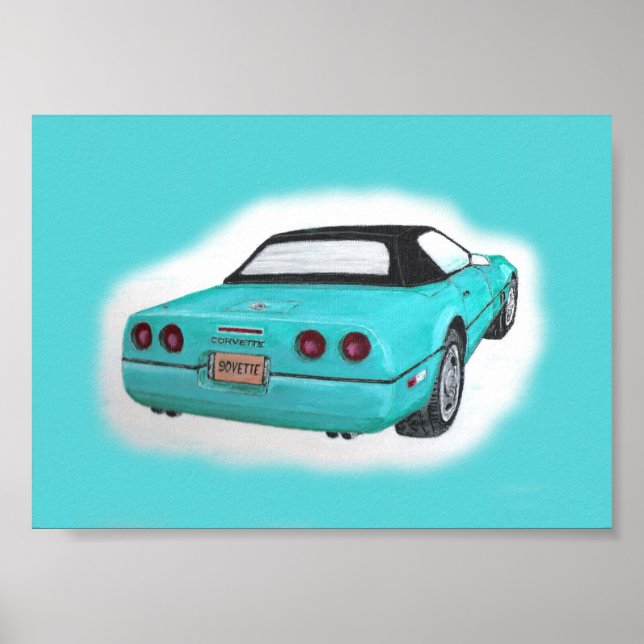 1990 Corvette Poster (Front)