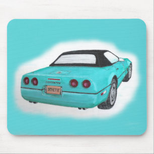 1990 Corvette Poster Mouse Mat