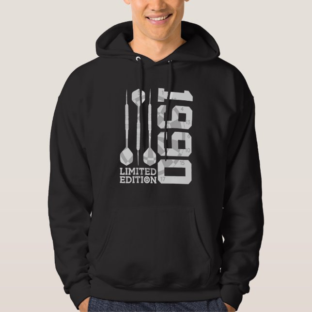 1990 DARTS 32nd BIRTHDAY Hoodie (Front)