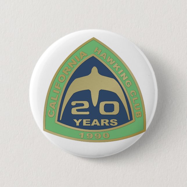 1990 Los Banos 6 Cm Round Badge (Front)