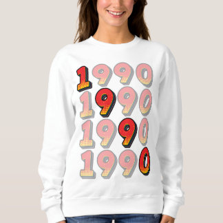 1990 Retro Design Sweatshirt
