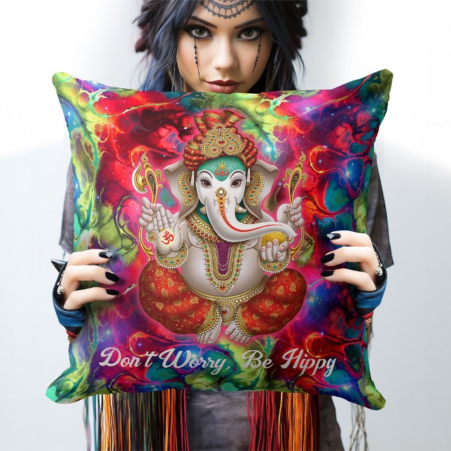 1990s Hippy Ganesh Galaxy Cushion (Creator Uploaded)