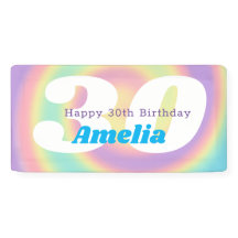 1990s Iridescent Rainbow 30th Birthday Party