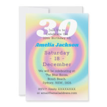 1990s Iridescent Rainbow 30th Birthday Party