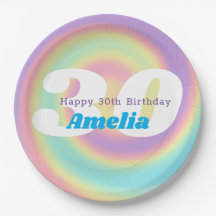 1990s Iridescent Rainbow 30th Birthday Party