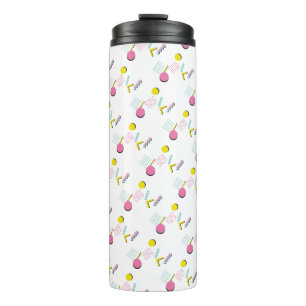 1990s Retro Memphis Pattern Thermal Tumbler
