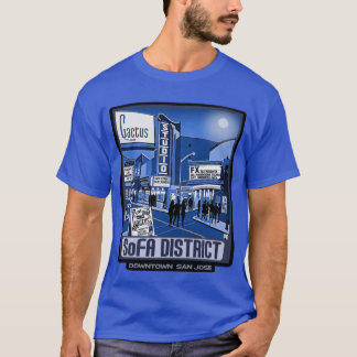 1990s SoFA District San Jose Active T-Shirt