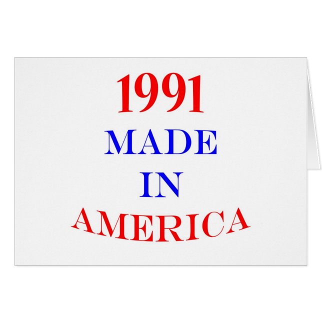 1991 Made in America (Front Horizontal)