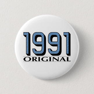 1991 Original 6 Cm Round Badge