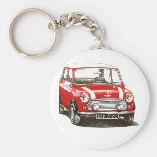 1991 Rover Mini Cooper Key Ring | Zazzle.co.uk