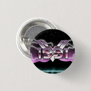 1991 Tech noir 3 Cm Round Badge