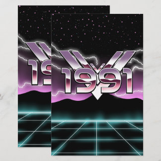 1991 Tech noir Stationery