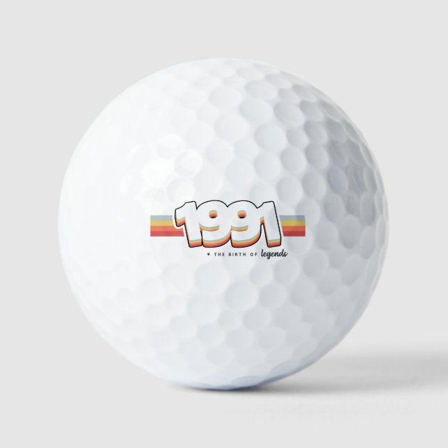1991 The birth of legends Golf Balls (Front)