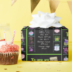 1992 Birthday Year Trivia Wrapping Paper