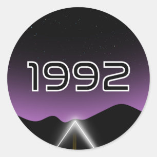 1992 Encounters Classic Round Sticker