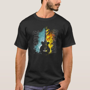 1992 Original Fun Colourful Retro Flames Classic C T-Shirt
