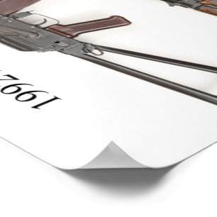 1992 Tula AKS-74U assault rifle Poster