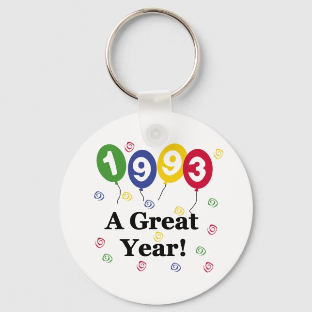 1993 A Great Year Birthday Key Ring (Front)