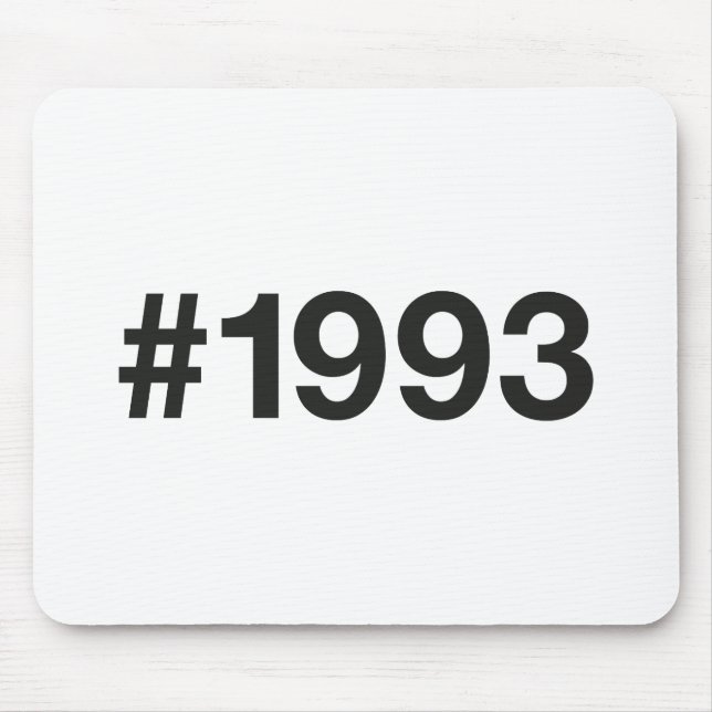 1993 Hashtag 32 Birthday Anniversary Mouse Mat (Front)