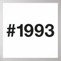 1993 Hashtag 32 Birthday Anniversary