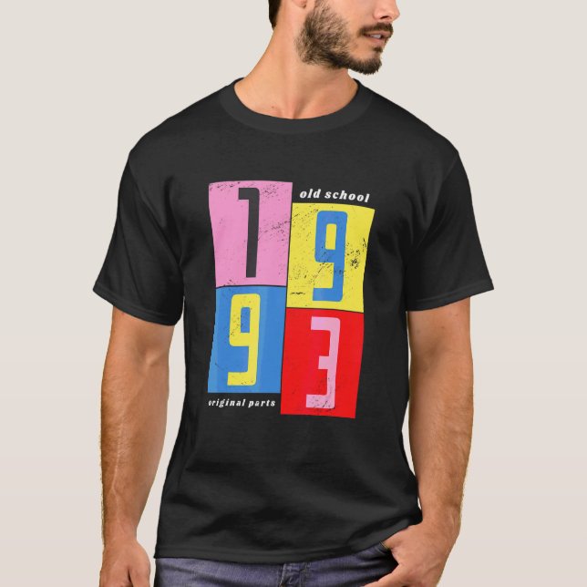 1993 Original Parts Old School 90s T-Shirt (Front)