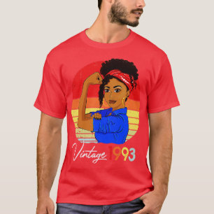 1993 Vintage 28th Birthday 28 Year Old Bday Born I T-Shirt