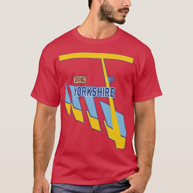 1993 Yorkshire AXA Equity Law Sunday League Cricke T-Shirt (Front)