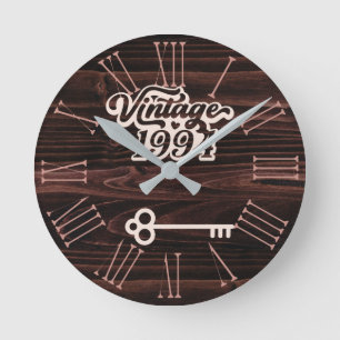 1994 Vintage Acrylic Wall Clock