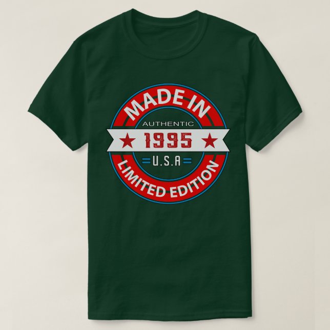 1995 28 Year T-Shirt (Design Front)