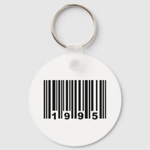 1995 barcode key ring