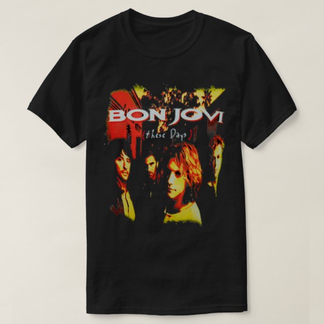 1995 Bon Jovi Vintage Classic T-Shirt (Design Front)