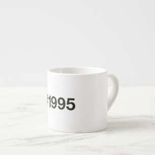1995 Hashtag 30 Birthday Anniversary Espresso Cup