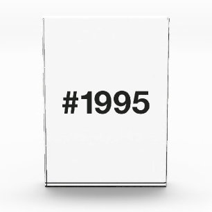 1995 Hashtag 30 Birthday Anniversary Photo Block