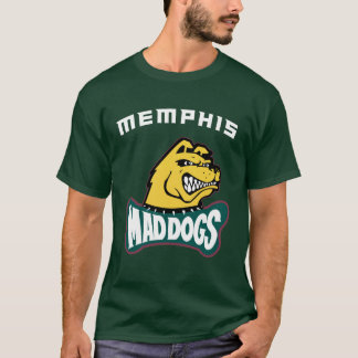 1995 Memphis MadDogs Retro CFL Pro Football 🏈 T-Shirt
