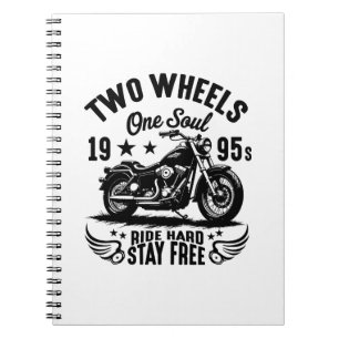 1995s Motorcycle Vintage Notebook