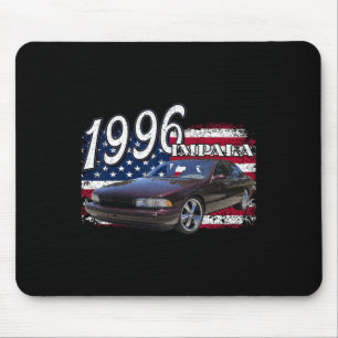 1996 96 Impala Lowrider Ss 4th Of July American Mouse Mat