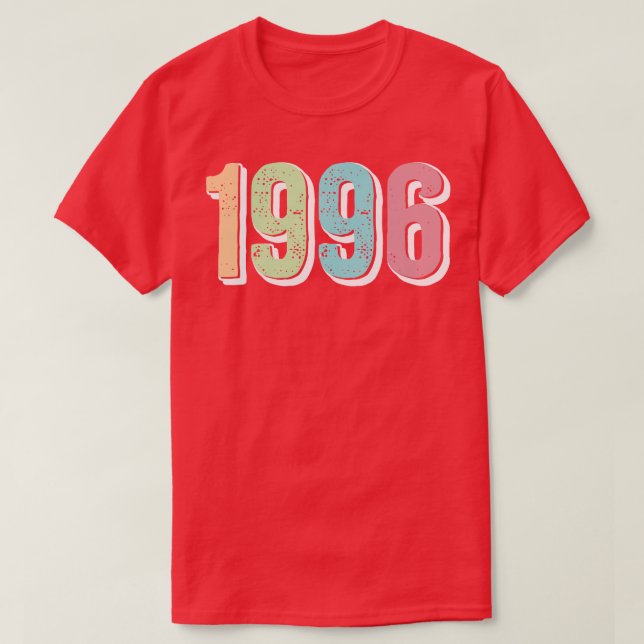 1996 BIRTH YEAR T-Shirt (Design Front)