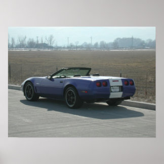 1996 Chevrolet Corvette Grand Sport Convertible Poster