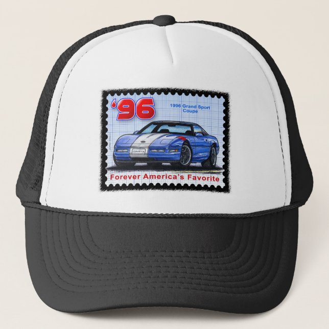 1996 Grand Sport Special Edition Corvette Trucker Hat (Front)