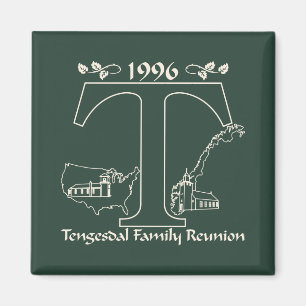1996 Tengesdal Family Reunion Magnet